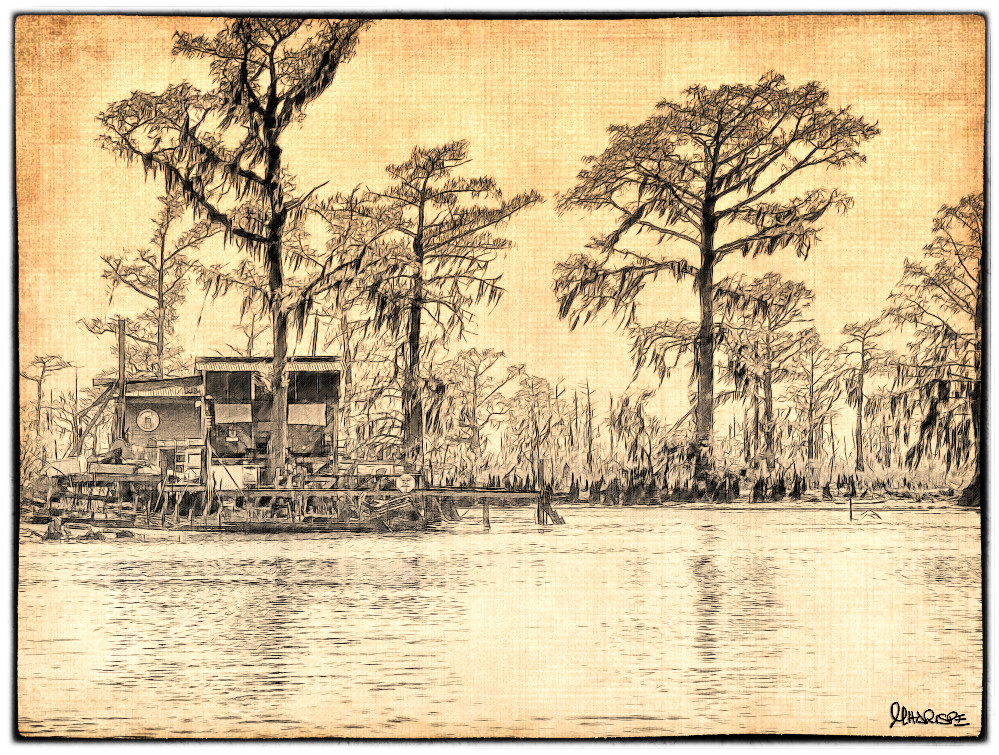 Bayou with Nik CFxP Evening Sky plus border